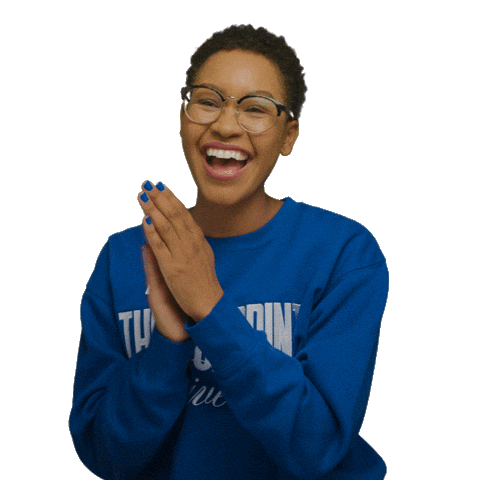 BLUEPRINTUNIVERSITY giphyupload happy girl yes Sticker