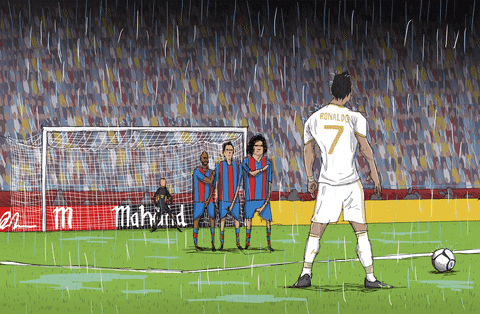 Real Madrid Messi GIF by Dan Leydon