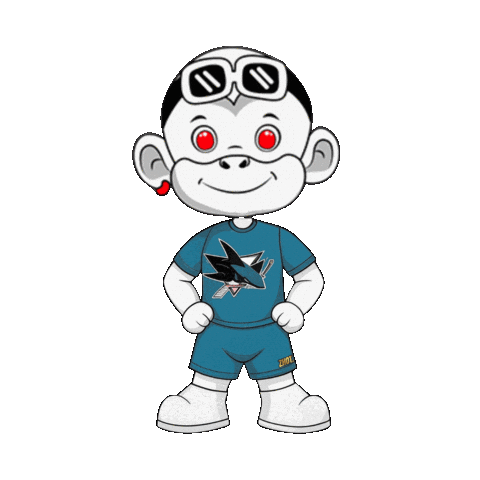 San Jose Sharks Sticker by Zhot Shop
