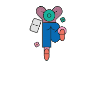 Brighten Up Wild At Heart Sticker by OFFBLAK