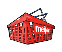 MeijerStores shopping grocery groceries midwest Sticker