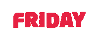 Friday Sticker by von Mende Marketing