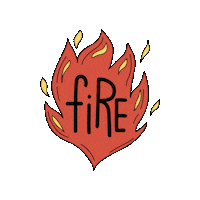 FirenzaPizzaSpring fire pizza firenza firenzapizza Sticker