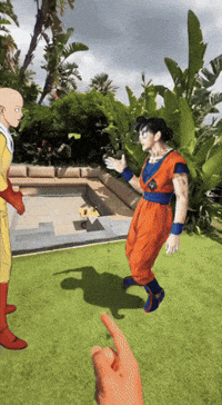 Dragon Ball Z Goku Vs Saitama GIF