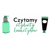 czytamyetykiety skincare cosmetics kosmetyki czytamyetykiety Sticker