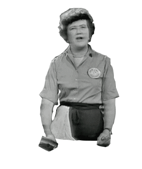 Hammer Time Sticker by Julia Child