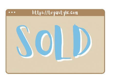 Sold Sticker by Toyastyle