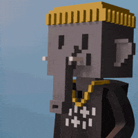 Meebits art coffee crypto good morning GIF