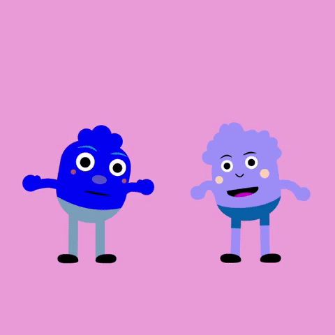 character design dancing GIF