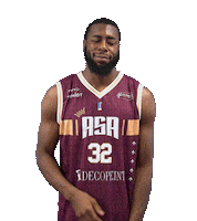 Basketball Celebrate Sticker by Alliance Sport Alsace