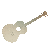 Acm Awards Guitar Sticker by Academy of Country Music Awards