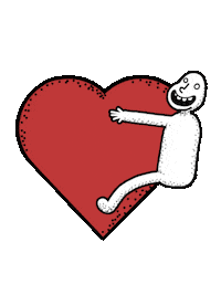 I Love You Hearts Sticker by Sara Lynne Leo
