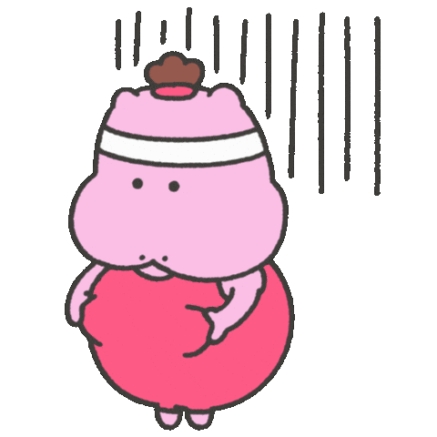 Hippo Sticker