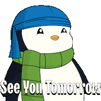 Good Night Goodbye Sticker by Pudgy Penguins