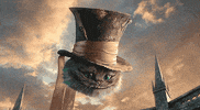 alicia en el pais de las maravillas cat GIF