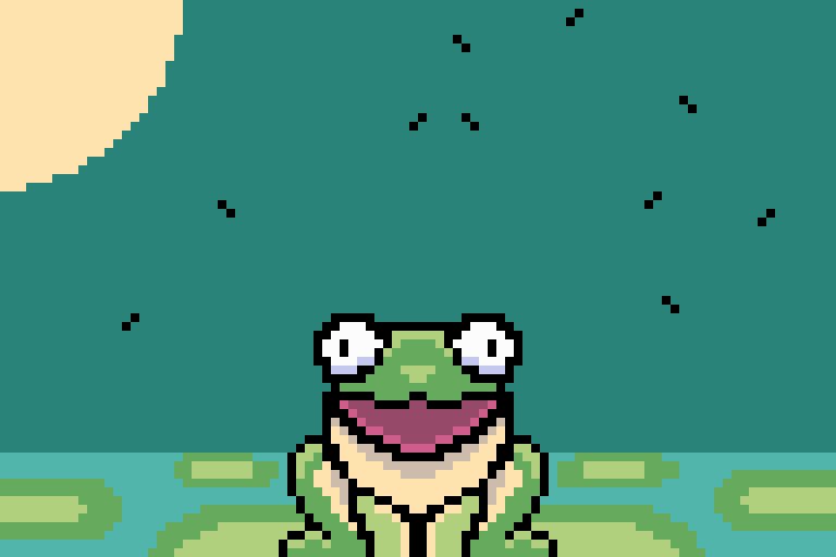 GameDevPaddy giphyupload frog gamedev aseprite GIF