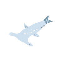 Fish Sticker by Jakewell