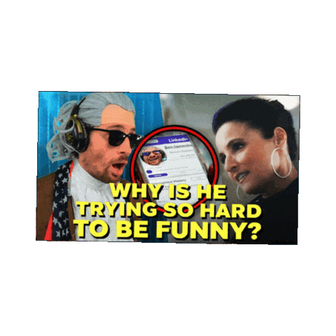 Not Laughing Sticker