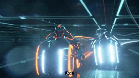 Tron Legacy Boo GIF by Goldmaster