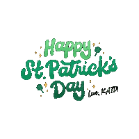 St Patricks Day Shamrock Sticker by KAID