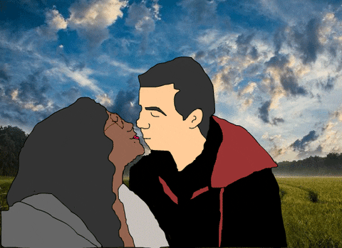 Couple Kiss GIF
