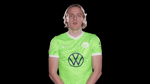 Sebastiaan Bornauw Reaction GIF by VfL Wolfsburg