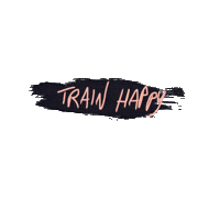 Train Happy Sticker by Tally Rye LTD
