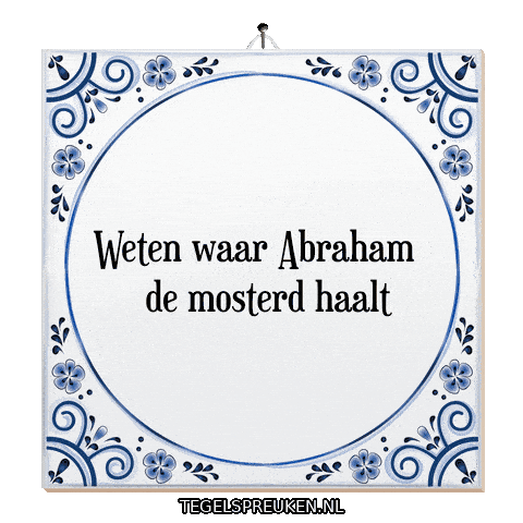 Wijsheid Spreuk Sticker by Tegelspreuken.nl