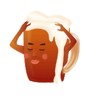 celebrate happy hour Sticker by Cynthia Zhu