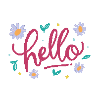 paola_koala hello hi flowers welcome Sticker