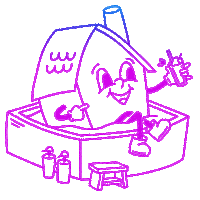 Bath Smile Sticker