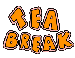 Tea Time Sticker by Poppy Deyes