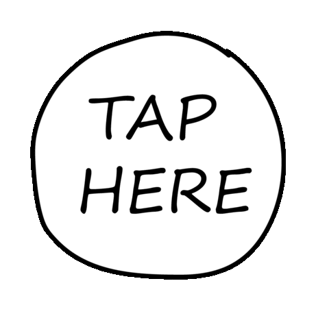 Tap Here Sticker by New Original