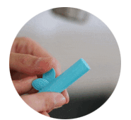 WonderSipStraw blue drink drinks one click Sticker