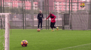 recovery iniesta GIF by FC Barcelona
