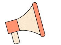Tomorrow Megaphone Sticker by we_are_tomorrow