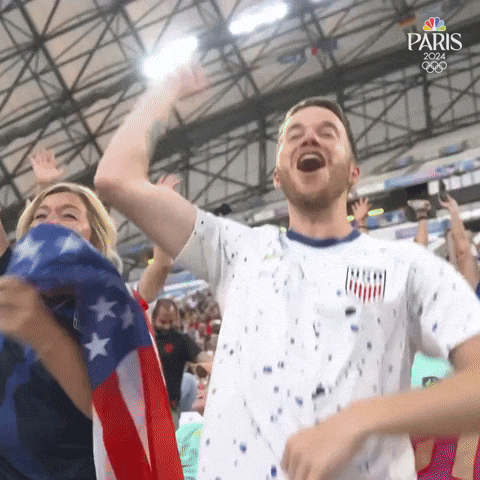 Excited Team Usa GIF by NBC Olympics