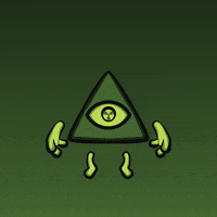 third eye pyramid GIF by NeonMob