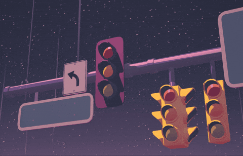 deadstaticdrive giphyupload indie game dsd traffic lights GIF