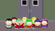 eric cartman crowd GIF by South Park 