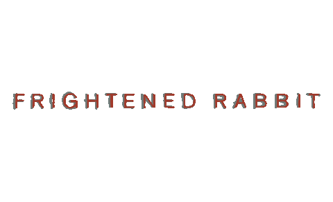 frightened rabbit sticker by Canvasback Music