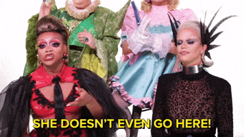 SHE DOESN'T EVEN GO HERE!