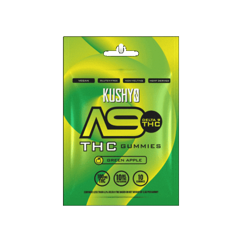 Green Apple Weed Sticker by Kushy Dreams