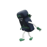 portytech maskot enerji powerbank porty Sticker