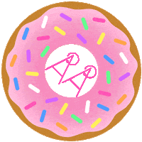 Ali Doughnut Sticker by AliAffordable