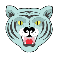tattoo tiger Sticker