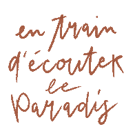Calligraphy Paradise Sticker