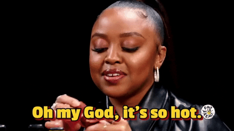 Hot Ones Quinta Brunson GIF by First We Feast