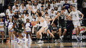 College Hoops Wildcats GIF by Northwestern Athletics