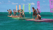 Challenge Jumping In GIF by Survivor CBS